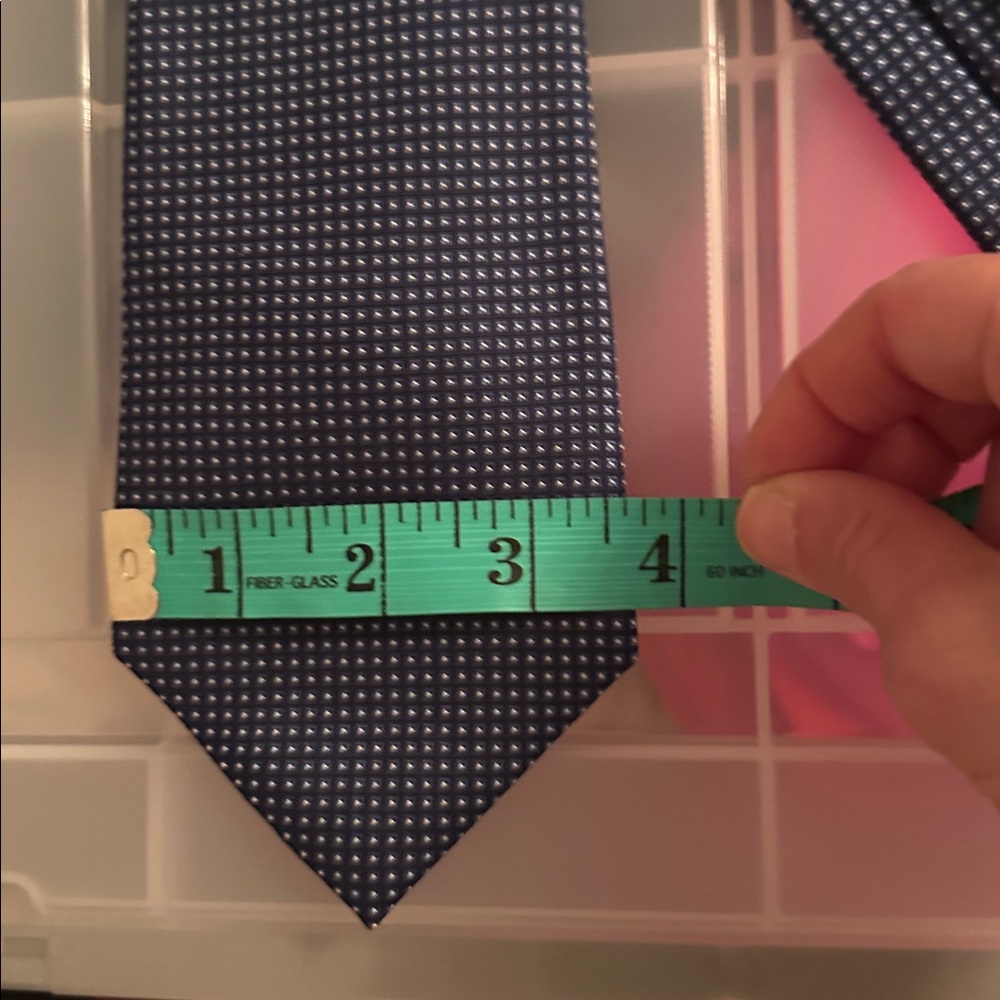Vintage Chaps men’s tie 100% silk men’s tie preowned - Picture 6 of 7